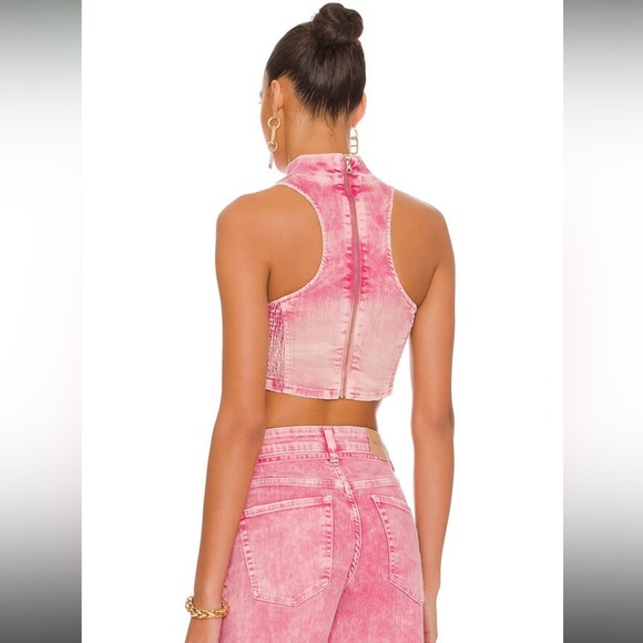 Retrofete Nova Top in Pink Sorbet - Picture 5 of 13